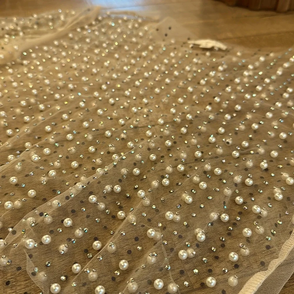 Pearl + Rhinestone Tee - Picture 3 of 3